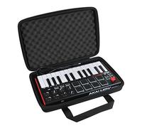 Hermitshell - Funda rígida de viaje de EVA para Professional MPK Mini MKII | Teclado MIDI USB portátil de 25 teclas (negro)