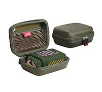 Hermitshell Funda rígida de viaje para altavoz Bluetooth portátil JBL Go 3 / JBL Go 3 Eco (verde, funda rígida)