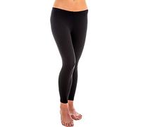 HERMKO 1720 Leggings de Mujer 100% algodón orgánico | Pantalones largos con cintura elástica suave. Ideal debajo de vestidos, faldas o pantalones. Ajuste cómodo, cómodo de llevar