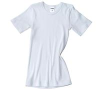 HERMKO 2810 Kit de 3 Camisetas Interiores Manga Corta para Chicos y Chicas, 100% algodón orgánico, Farbe:Blanco, Größe Kinder:10 años