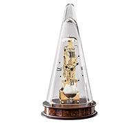 Hermle 22716-030791 - Reloj de Mesa mecánico con acristalamiento, Nogal, diámetro 18 cm x 35 cm