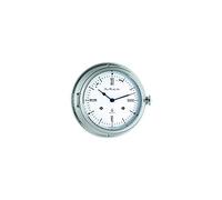 Hermle 35066-000132 - Reloj de Barco niquelado, Plateado, 18 x 18 x 10 cm