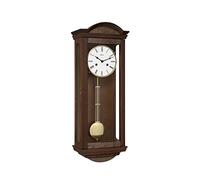 Hermle Reloj de Pared de péndulo con Aspecto de Madera de raíz 71001-030141, Golpe de 1/2 Horas