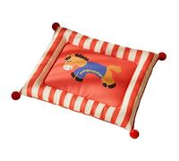 Hermosa alfombra de cama para perros con divertidos juguetes de pelota, acolchado de algodón PP, almohadilla suave y lavable para mascotas, alfombrilla cómoda para la presentación de mascotas, cojín