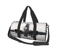 Hermosa bolsa de equipaje de viaje redonda de gran capacidad, adecuada para ejercicio, viajes, muchas actividades al aire libre, arte de aviones, talla única, Arte de avión, Talla única
