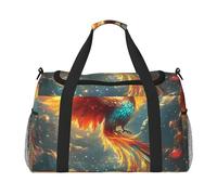 Hermosa bolsa de viaje Phoenix resistente al agua compacta para deportes, gimnasio y fin de semana para hombres y mujeres