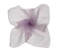 Hermosa bufanda para la cabeza con diamantes de imitación, tela de poliéster suave, ideal para festivales y salidas nocturnas, accesorio para el pelo de poliéster