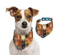 Hermosa bufanda para mascotas con estampado de Italia, suave y cómoda, accesorio de vacaciones para Navidad, cálido y elegante regalo