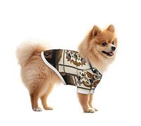 Hermosa camisa de malla para perro con azulejos de cerámica moriscos, ligera y transpirable, de secado rápido, elástica, chaleco para perros pequeños