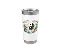 Hermosa camiseta de Tai Chi para instructores y practicantes Vaso térmico de acero inoxidable de doble pared