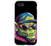 Hermosa cara de ogro con gafas de sol y gorra Carcasa para iPhone SE (2020) / 7 / 8