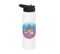 Hermosa cebra pleco, acuario, número L, bagre, Stainless Steel Insulated Water Bottle