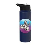 Hermosa cebra pleco, acuario, número L, bagre, Stainless Steel Insulated Water Bottle
