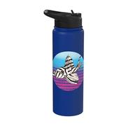 Hermosa cebra pleco, acuario, número L, bagre, Stainless Steel Insulated Water Bottle