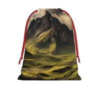 Hermosa colección de bolsas de regalo con cordón con estampado de Islandia, bolsas de regalo de cumpleaños, Navidad, regalos de fiesta