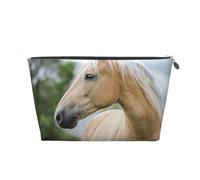 Hermosa Lavanda De Caballo Palomino, Bolsa de artículos de tocador Bolsa de Maquillaje Bolsa de cosméticos Bolsa de artículos de tocador de Viaje portátil