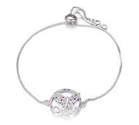 Hermosa letra amor mariposa mujer cadena ajustable circonía cúbica para mujeres amantes joyas joyas