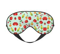 Hermosa máscara de dormir con diseño de mariposas, ajustable, transpirable, a la moda, para una experiencia de sueño cómoda