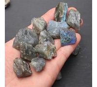 Hermosa piedra rugosa de labradorita de labradorita de labradorita de labradorita para curar reiki-gris_500 g