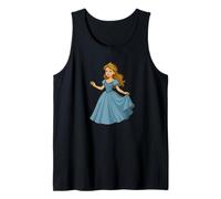 Hermosa Princesa en Bonito Vestido De Princesas Camiseta sin Mangas