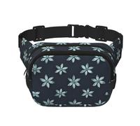 Hermosa riñonera cuadrada de doble capa camelia para actividades al aire libre como deportes, viajes, senderismo, ciclismo, Black, Talla única