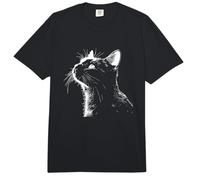 Hermosa Silueta de Gato Dueño de Mascota Comfort Colors Adult Heavyweight T-Shirt