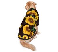 Hermosa sudadera con capucha para perros medianos a grandes, cálida, suave, transpirable, fácil de llevar para invierno y otoño, abrigo para mascotas