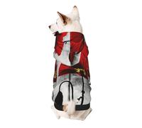 Hermosa sudadera con capucha para perros pequeños, cálida, suave y transpirable, fácil de llevar, abrigo de invierno para mascotas