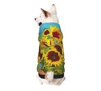 Hermosa sudadera con capucha para perros pequeños, cálida, suave y transpirable, fácil de llevar para invierno y otoño