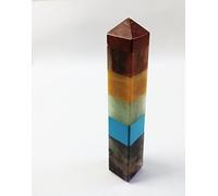 Hermosa y potente terapia de curación de 7 chakras, piedra de obelisco tallada a mano por Chakra Balancing.