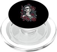 Hermosa Zombie Psychobilly Rosas Rebelde Punk Rock PopSockets PopGrip para MagSafe