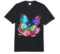 Hermosas alas de Mariposa para niña Comfort Colors Adult Heavyweight T-Shirt