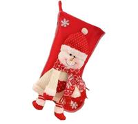 Hermosas bolsas de Navidad adornadas con divertidos patrones de Papá Noel y muñecos de nieve, perfectas para fiestas (muñeco de nieve)