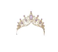Hermosas coronas de diamantes de imitación para mujeres y niñas que añaden moda a cualquier evento. Lujosa diadema de diamantes de imitación para decoración de princesa y reina, talla única, como se