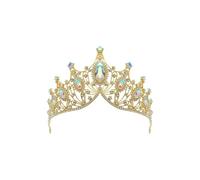Hermosas coronas de diamantes de imitación para mujeres y niñas que añaden moda a cualquier evento. Lujosa diadema de diamantes de imitación para decoración de princesa y reina, talla única, como se