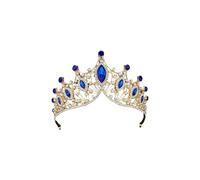 Hermosas coronas de diamantes de imitación para mujeres y niñas que añaden moda a cualquier evento. Lujosa diadema de diamantes de imitación para decoración de princesa y reina, talla única, como se