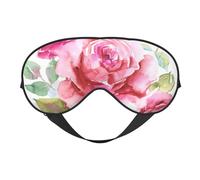 Hermosas Flores Rosa Flor Rosa Floral, Cubreojos completos Antifaz bloqueador de luz Antifaz para dormir Antifaz suave con los ojos vendados Noche