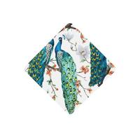 Hermosas hojas colgantes perfumadas con estampado de flores de pavo real, 10 unidades, para el hogar