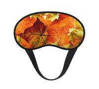 Hermosas hojas de otoño, Cubiertas oculares completas, antifaces para dormir que bloquean la luz, orejeras opacas para dormir