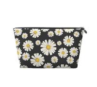 Hermosas Margaritas Blancas, Bolsa de artículos de tocador Bolsa de Maquillaje Bolsa de cosméticos Bolsa de artículos de tocador de Viaje portátil