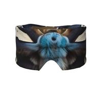 Hermosas orejeras para dormir con estampado de alas de polilla, bloqueo de ruido y cobertura de luz, ayuda para dormir