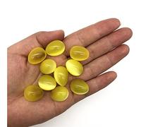 Hermosas piedras de cristal y minerales, amarillo, 1 unidad