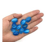 Hermosas piedras de cristal y minerales, azul claro, 1 unidad