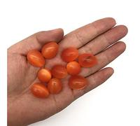 Hermosas piedras de cristal y minerales, naranja, 1 unidad