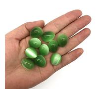 Hermosas piedras de cristal y minerales, verde, 1 unidad