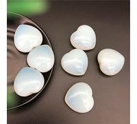 Hermosas Piedras Pulidas En Forma De Corazón De Cristal De Ópalo Blanco, Regalo Curativo, Piedras Decorativas Y Minerales, Piedras Naturales