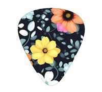 Hermosas púas de guitarra coloridas resistentes al desgaste para guitarra, bajo, guitarra eléctrica, ukelele, finas, medianas, pesadas, 12 púas de guitarra