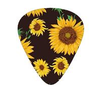 Hermosas púas de guitarra eléctrica de bajo premium de girasol, púas de guitarra para una experiencia musical sin igual