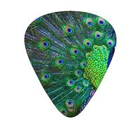 Hermosas púas de guitarra eléctrica de bajo premium de pavo real, púas de guitarra para una experiencia musical inigualable