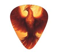 Hermosas púas de guitarra impresas de Phoenix para guitarristas acústicos, eléctricos y de banda, 12 piezas en 3 grosores diferentes